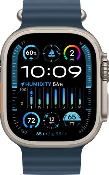 Apple Watch Ultra 2 GPS + Cellular, 49 мм, корпус из титана, ремешок Ocean синего цвета